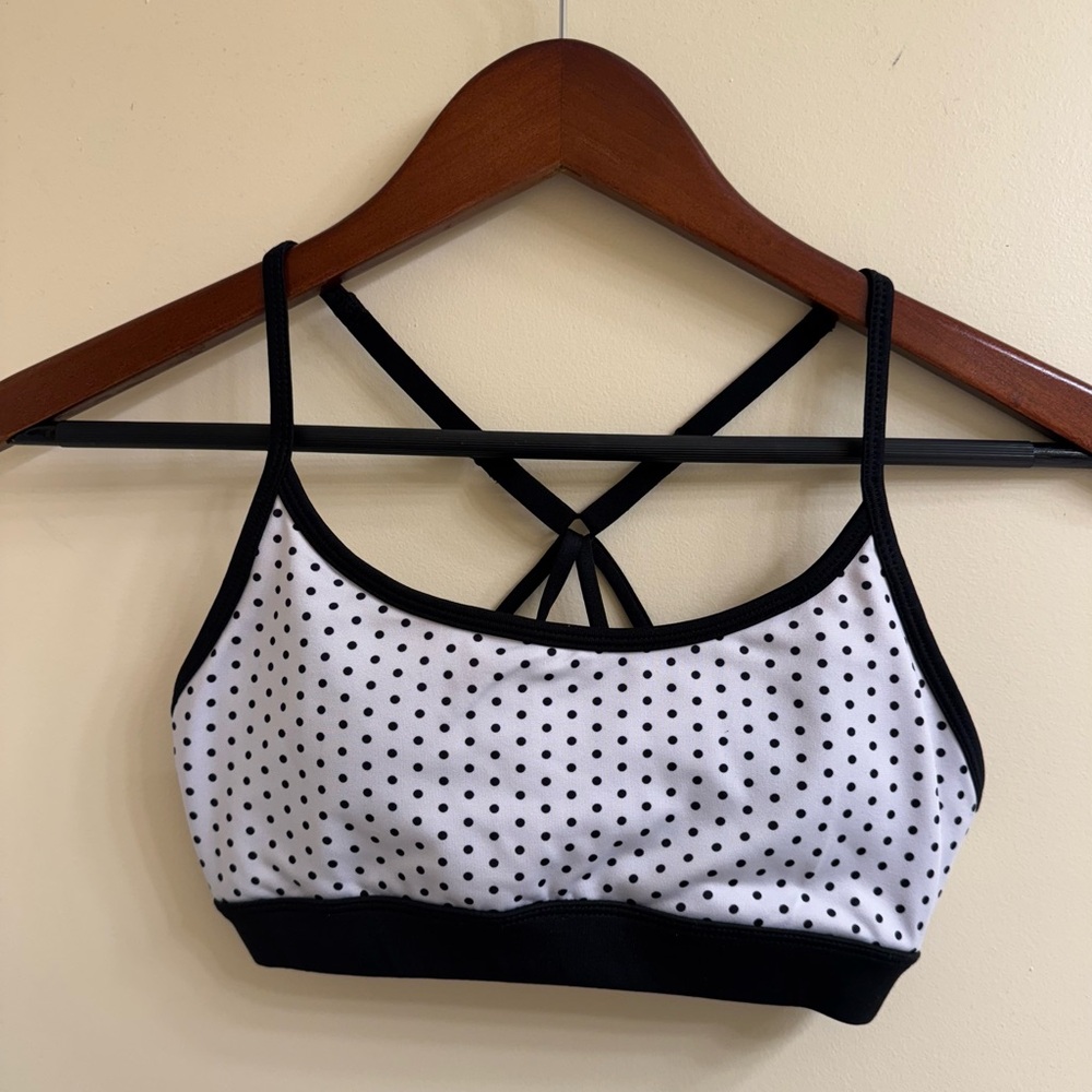 Forever 21 Low Impact Polka Dot Women's Sport Bra